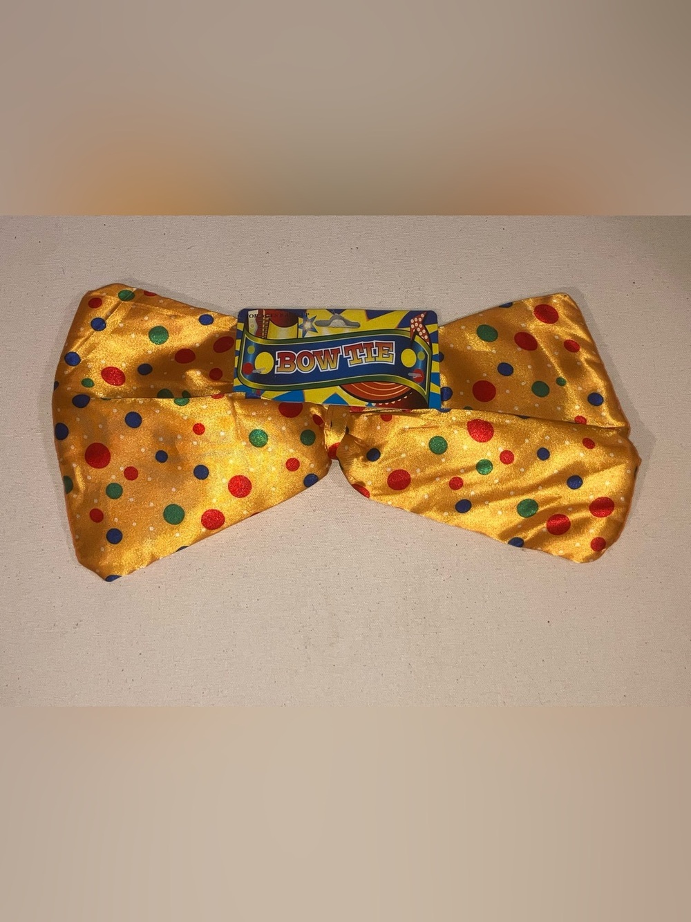 EXTRA LARGE Bow Tie Kids One-Piece - Yellow Polka Dot
